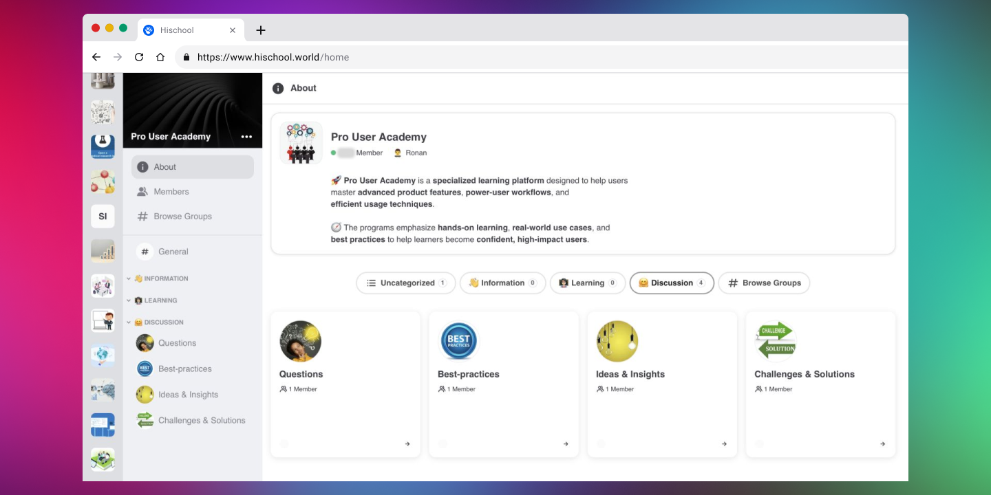 Pro User Academy