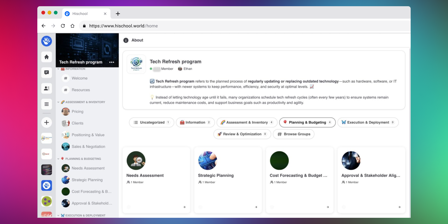Tech Refresh Program